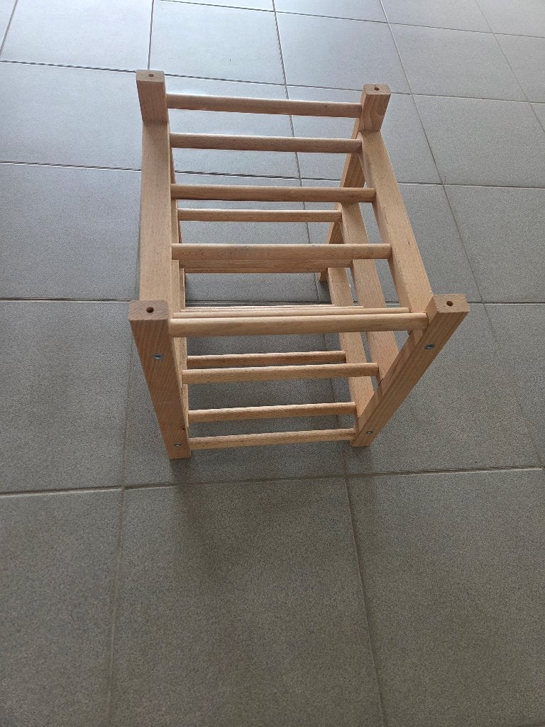 Wijnrek - GRATIS, Ophalen, Zo goed als nieuw, Hout, 5 tot 15 flessen