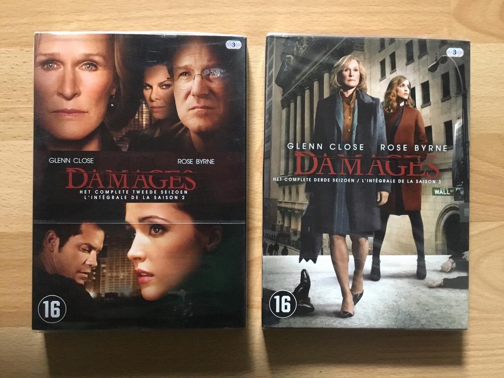 Dvd’s Damages seizoen 2 en 3 - Nieuw, Vanaf 16 jaar, Ophalen of Verzenden, Nieuw in verpakking, Actiethriller