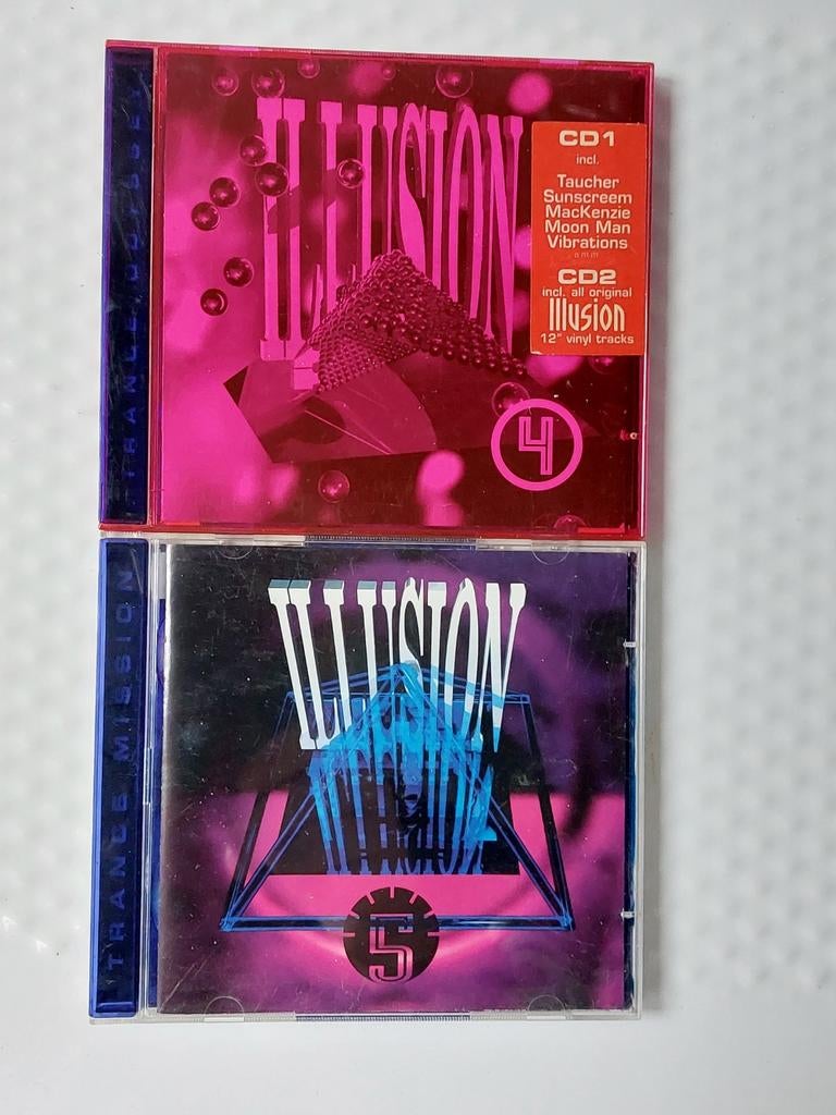 ILLUSION 4 + ILLUSION 5, Cd's en Dvd's, Cd's | Dance en House, Verzenden