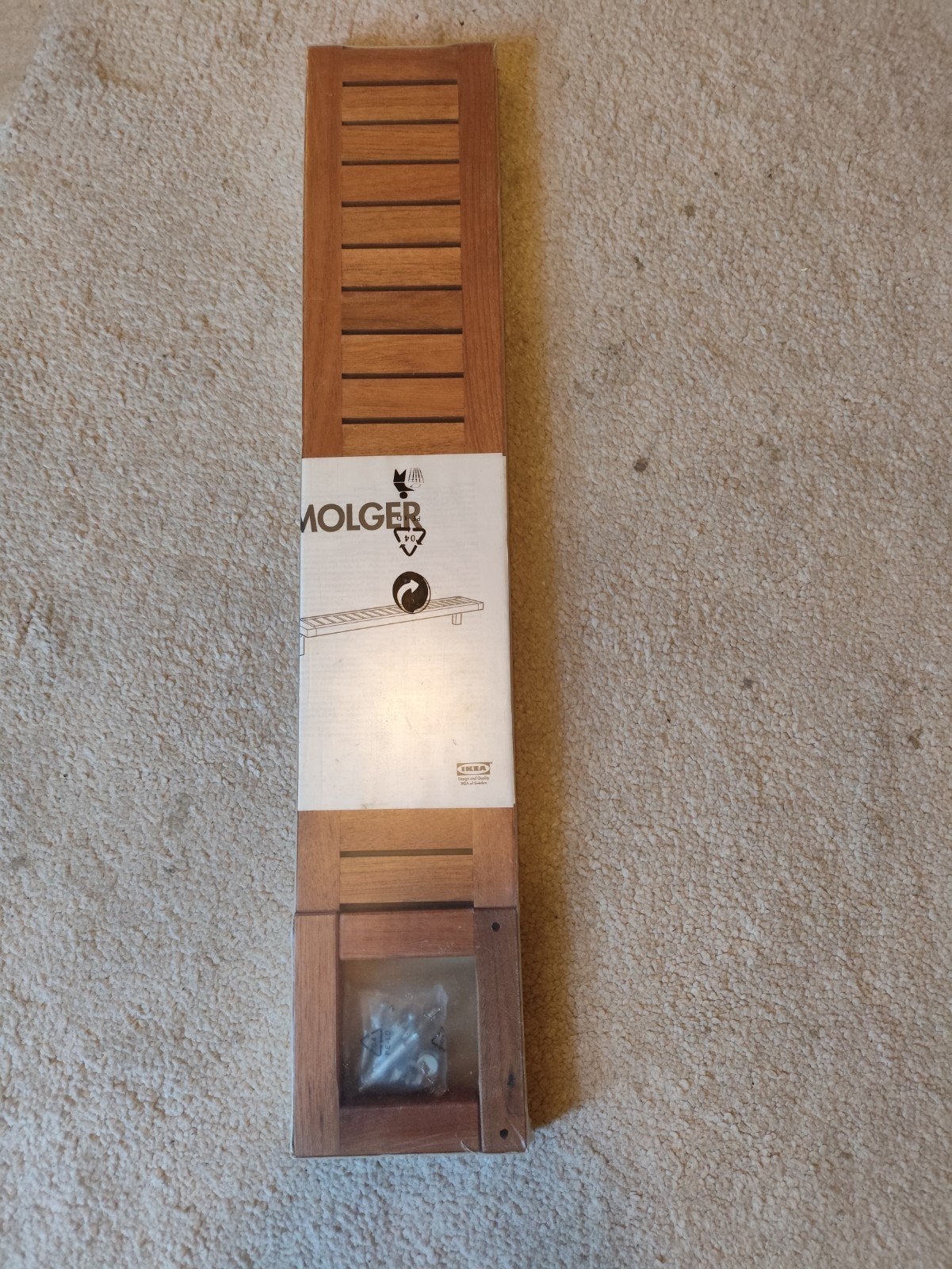 Etagere murale Neuf IKEA MOLGER, Huis en Inrichting, Ophalen, Nieuw, Etagère, Hout