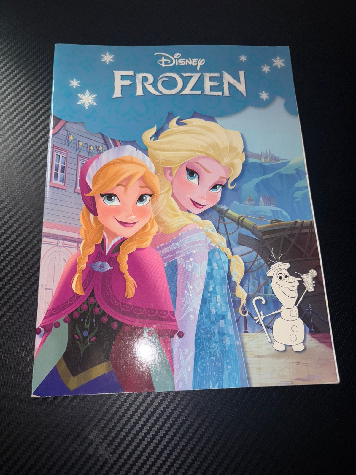 Disney Frozen kinderboek – Elsa, Anna & Olaf, Ophalen, Meerkleurig, Zo goed als nieuw, Overige materialen