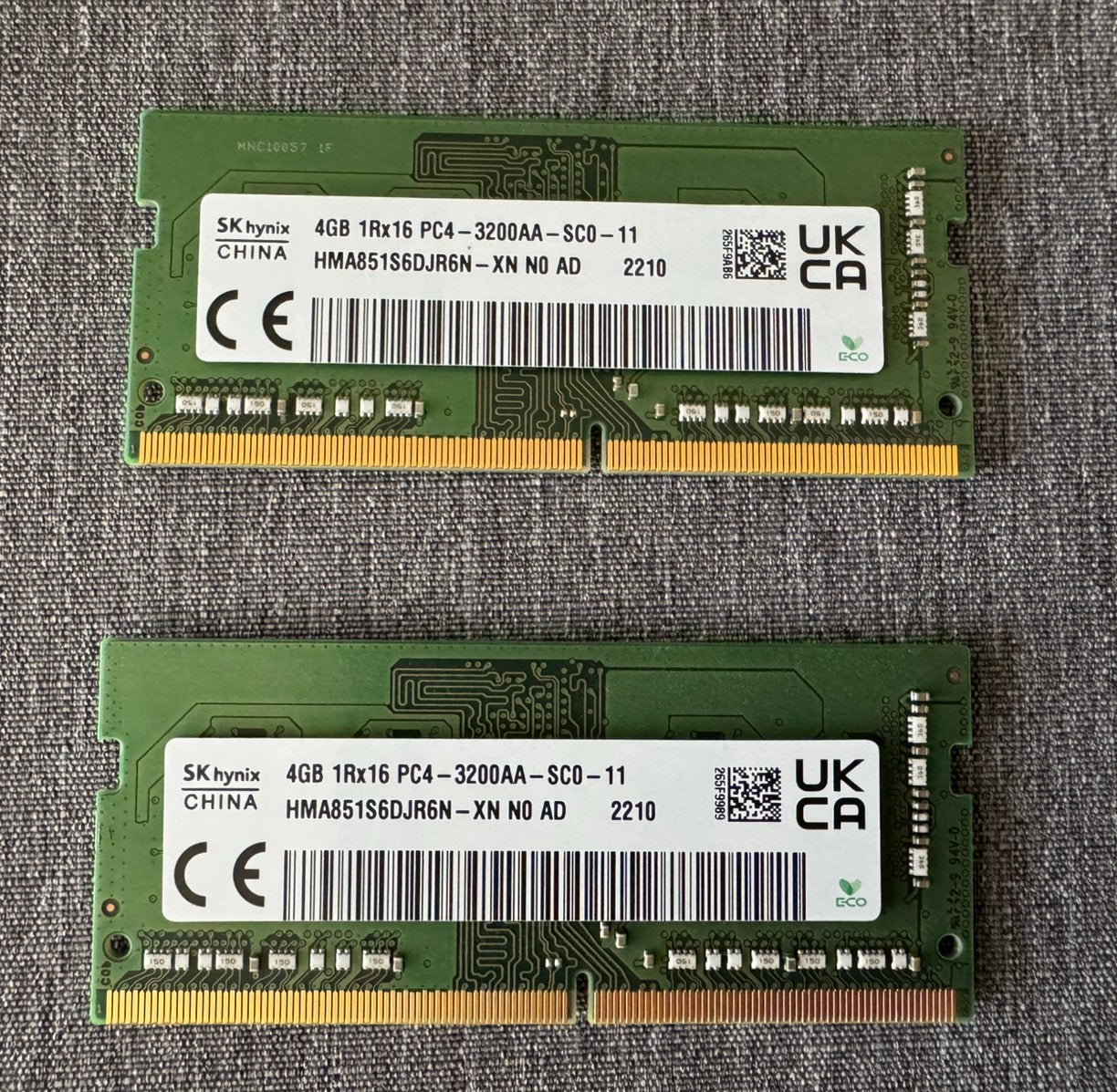 8GB RAM (4GB x2 3200). SK Hynix, Ophalen of Verzenden, Zo goed als nieuw