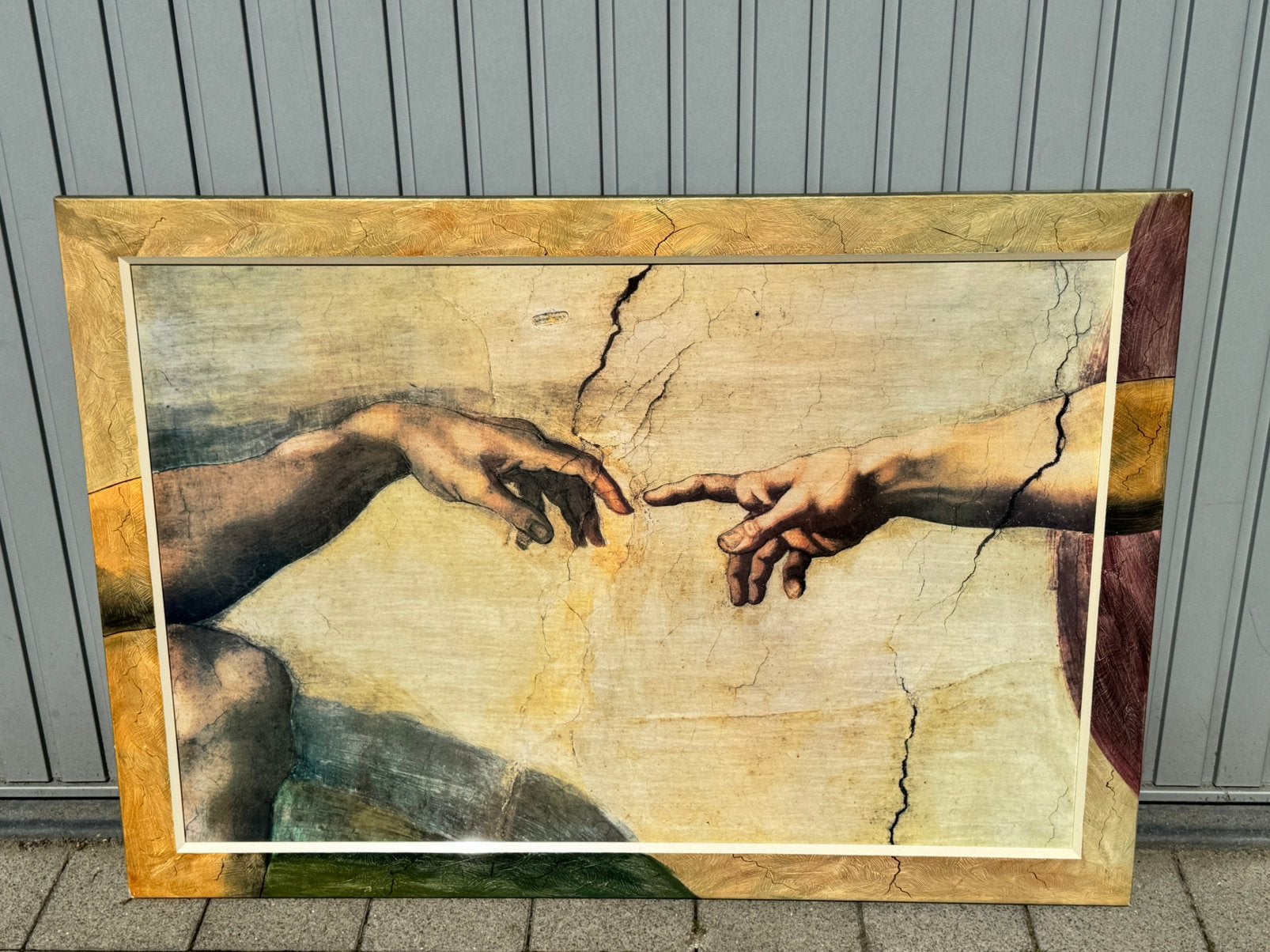 Schilderij reproductie “De Schepping van Adam” Michelangelo, Ophalen