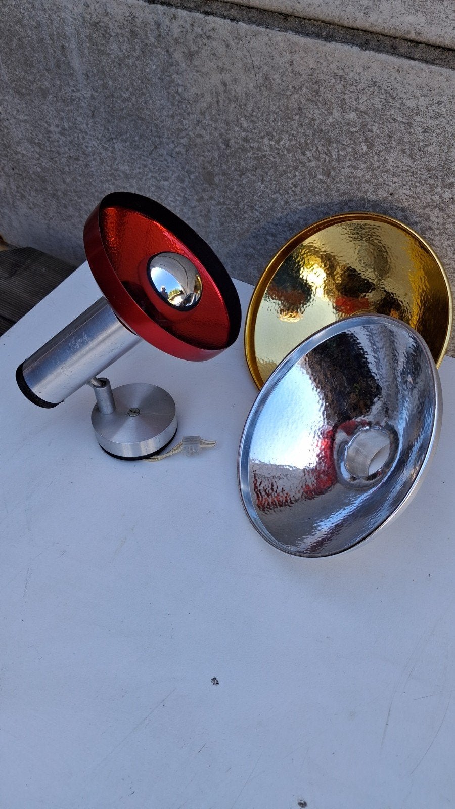 vintage philips spot met 3 reflectoren., Ophalen