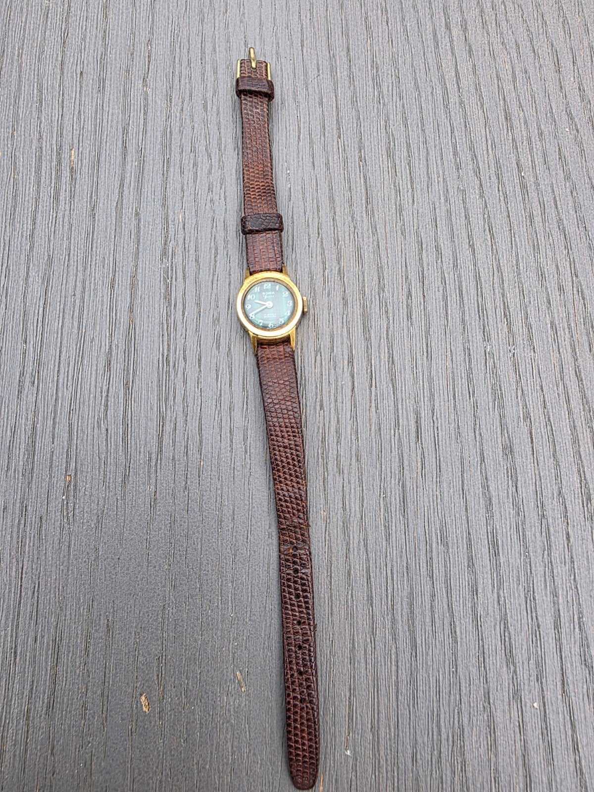Roma (Geneve) polshorloge in goed werkende staat., Handtassen en Accessoires, Horloges | Dames, Ophalen of Verzenden, Polshorloge