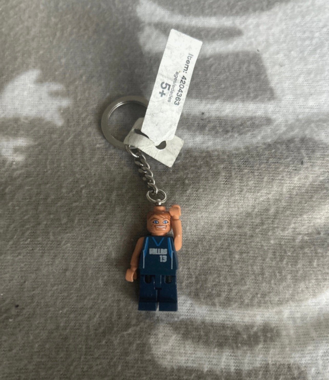 Zeldzame Vintage LEGO nba Steve Nash Sleutelhanger met Tag, Verzamelen, Ophalen of Verzenden, Nieuw