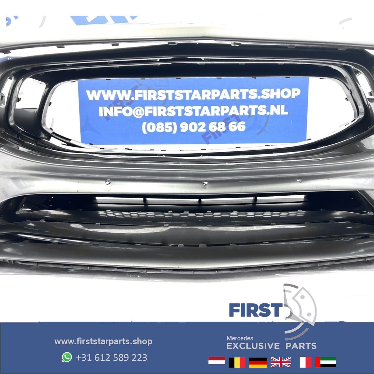 W118 35 AMG VOORBUMPER CLA BUMPER C118 ZWART WIT GRIJS BLAUW, Gebruikt, -, Voor, Ophalen of Verzenden
