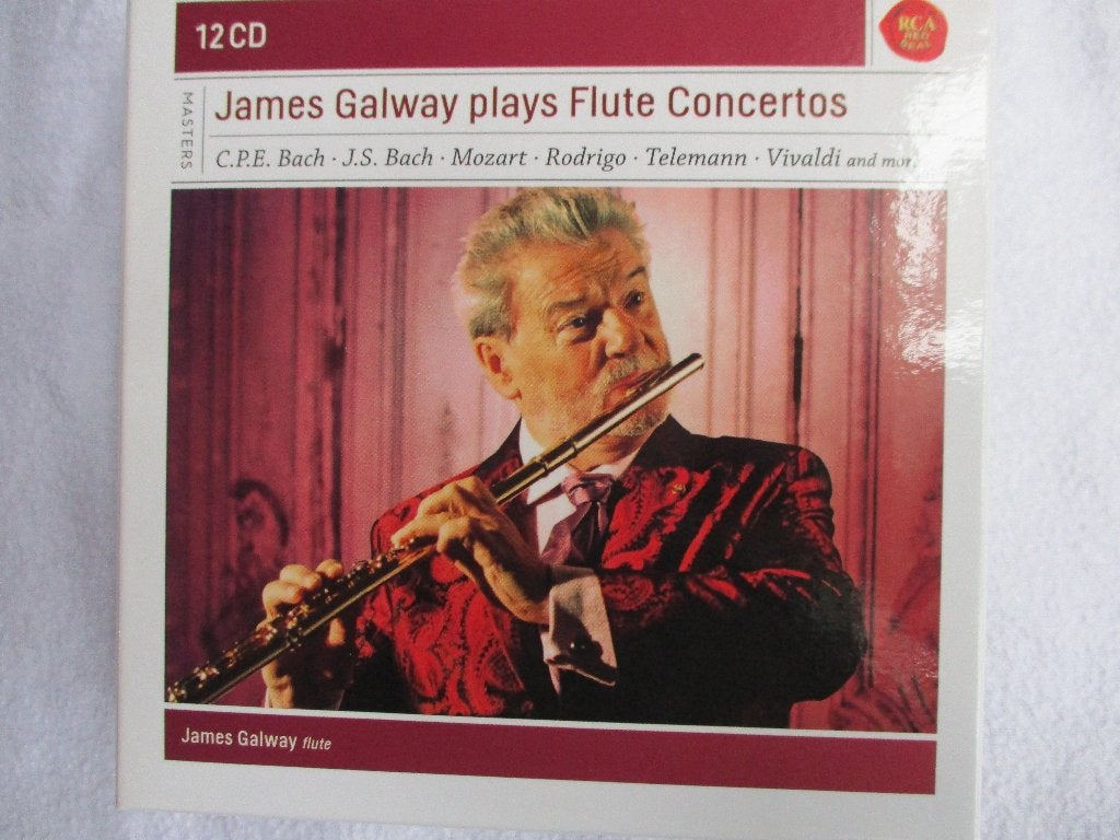 Superbe box 12 CD "James Galway Plays" concerts de flute, Orchestre ou Ballet, Enlèvement ou Envoi, Premier pressage, Autres compositeurs