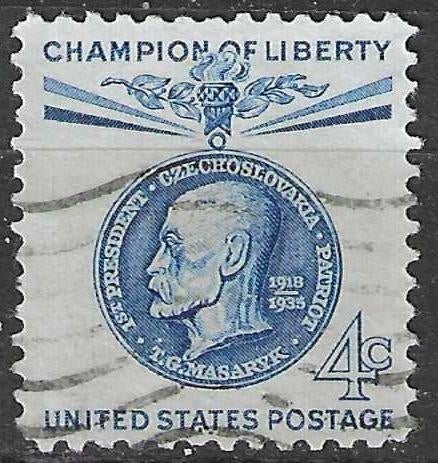 USA 1960 - Yvert 681 - Tomas Garrigue Masaryk - 4 c. (ST), Verzenden, Gestempeld