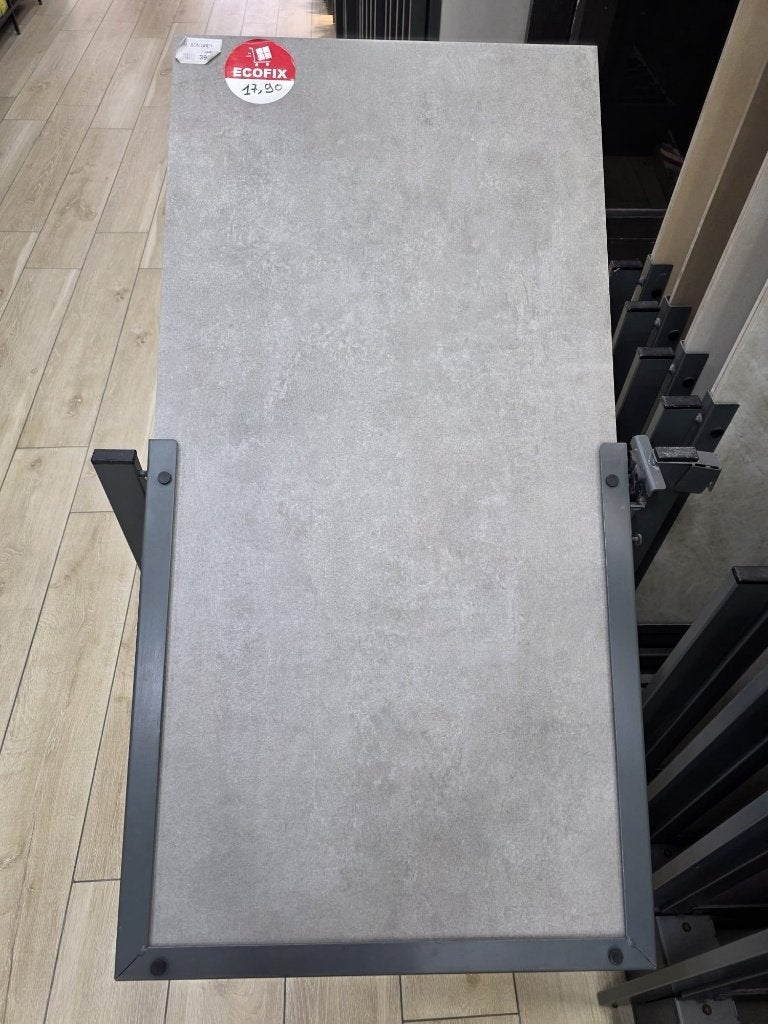 PROMO – Carrelage gris effet béton 60x120 cm rectifié, Enlèvement
