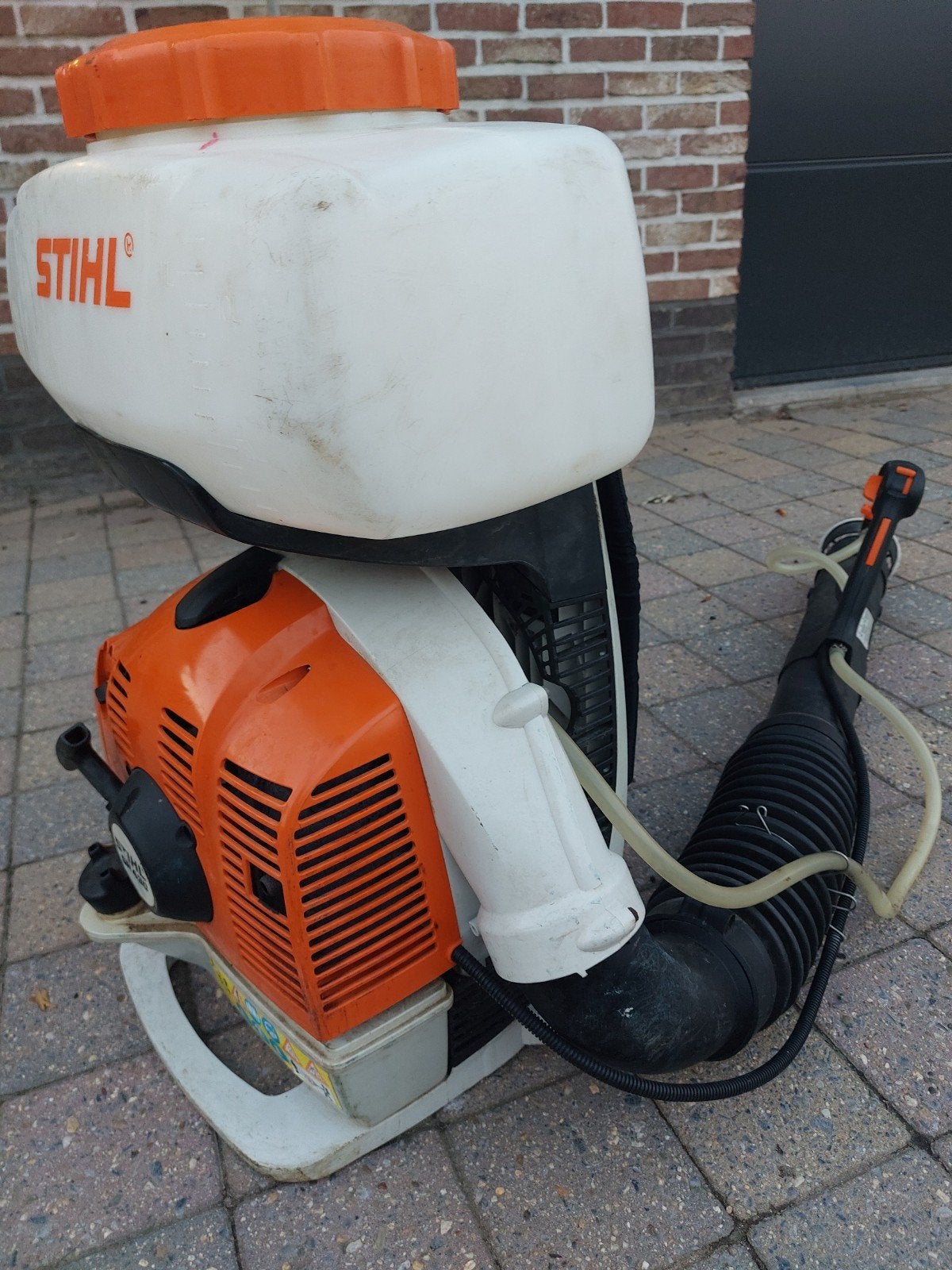 Vernevelaar, Ophalen, Benzine