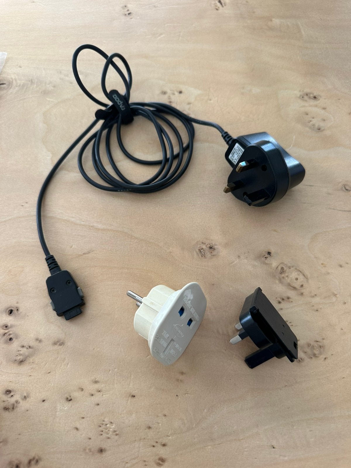 Originele Samsung Telefoonoplader + UK naar EU Reisstekker, Ophalen of Verzenden, Gebruikt