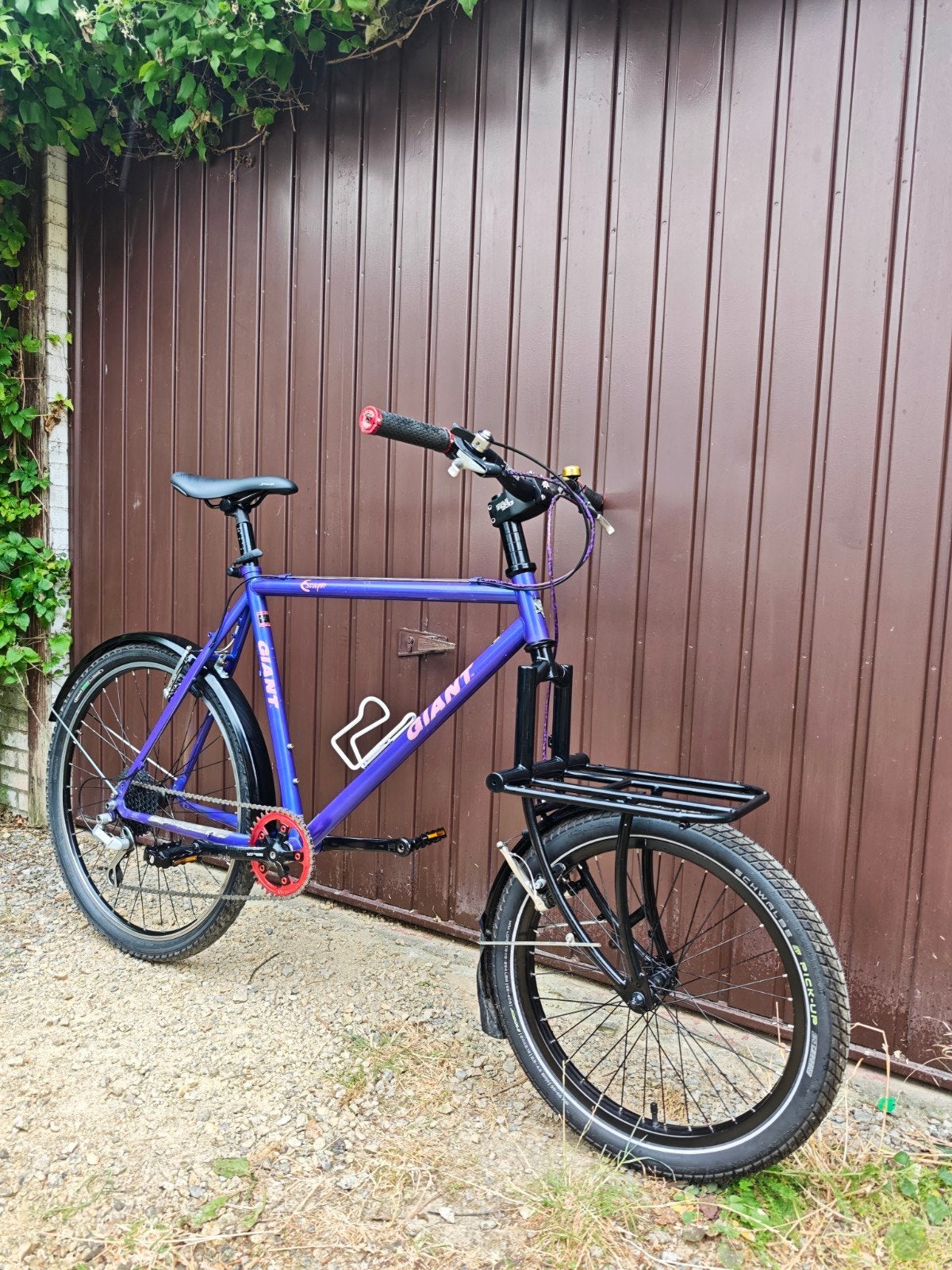 Giant Escaper x Crust Clydesdales Cargobike, Fietsen en Brommers, Ophalen, Velgrem, Versnellingen, Giant