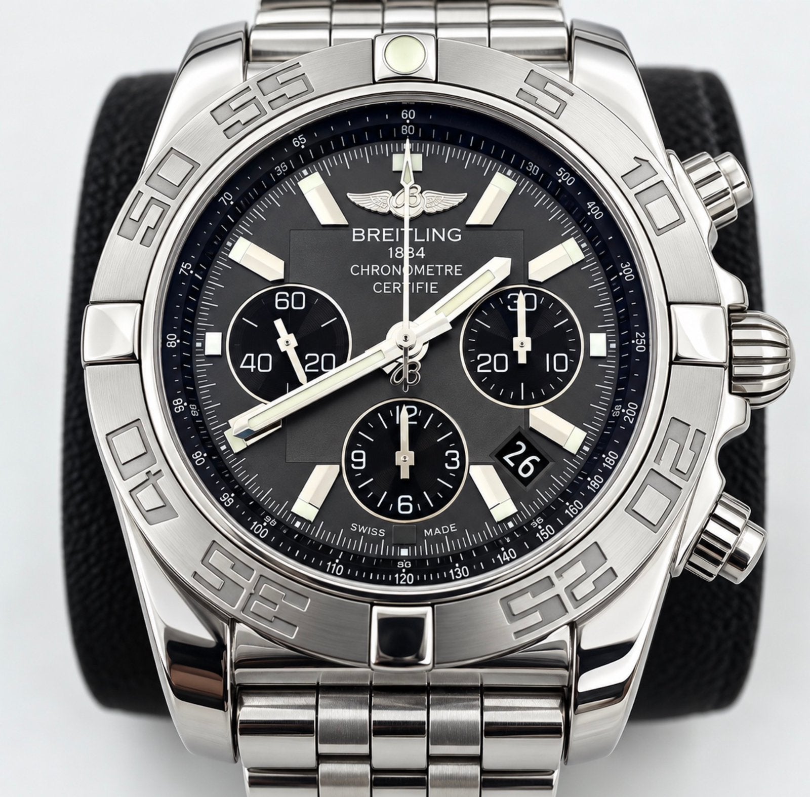 Breithling Chronomat 44mm - Automatic - Stainless Steel, Ophalen, Staal, Gebruikt, Staal