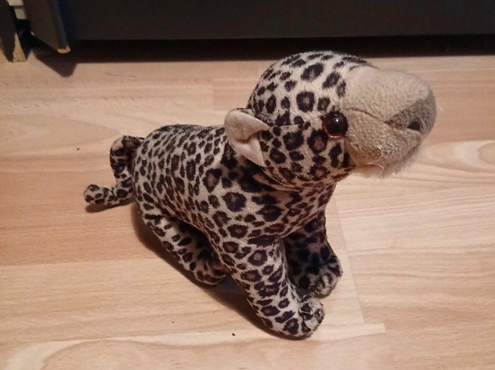Leuke luipaard knuffel - speelgoed en knuffelvriendelijk, Ophalen of Verzenden