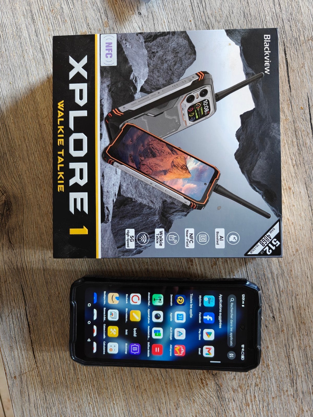 blackview xplore 1 walkie talkie, Ophalen, Zo goed als nieuw