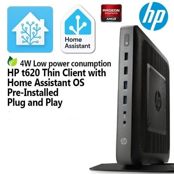 Home Assistant server HPT620 32gb ssd 4gb ddr3 RAM plugnplay, Ophalen of Verzenden