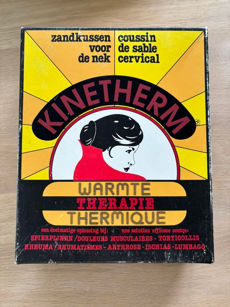 Kinetherm elektrisch warmtekussen / zandkussen voor de nek., Ophalen, Gebruikt, Overige typen