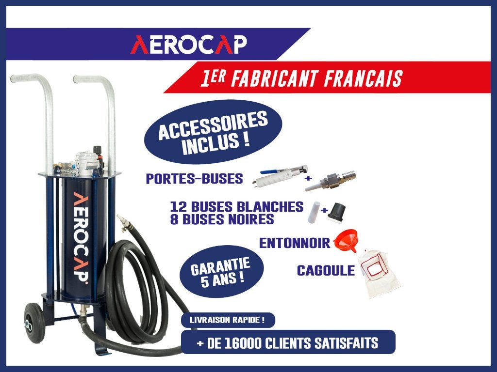 Aérogommeuse AEROCAP 501 – Décapage Bois, Métal & Pierre, Enlèvement ou Envoi, Neuf