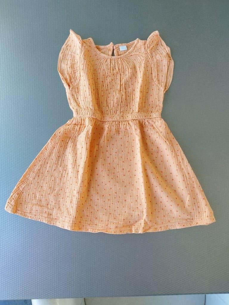 Kleedje/jurkje Oranje maat 110/116, Kinderen en Baby's, Kinderkleding | Maat 110, Ophalen of Verzenden, Zo goed als nieuw, Meisje