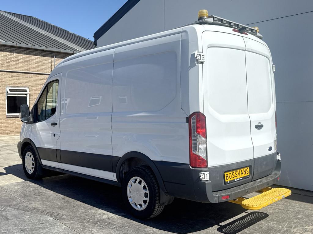 Ford Transit 2.0 TDCI 130PK L2H2 Airco Cruise Control Parkee, Autos, Cuir, Achat, Entreprise, 2 places