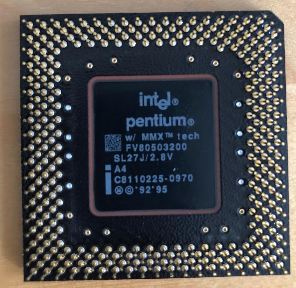 Intel Pentium 200MMX (SL27J, socket7) (NIEUW), Ophalen, Minder dan 2 Ghz, Nieuw, Intel Pentium