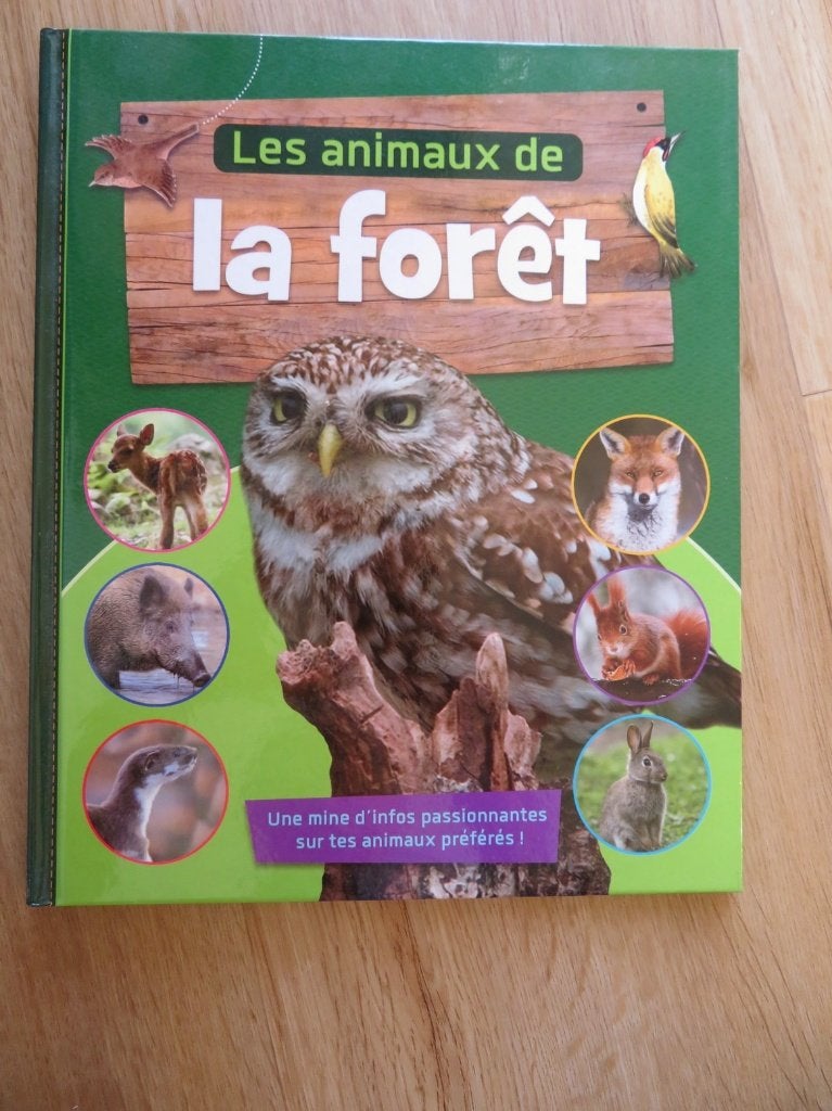 Les animaux de la forêt, Livres, Enlèvement, Comme neuf, Garçon ou Fille, 5 ou 6 ans
