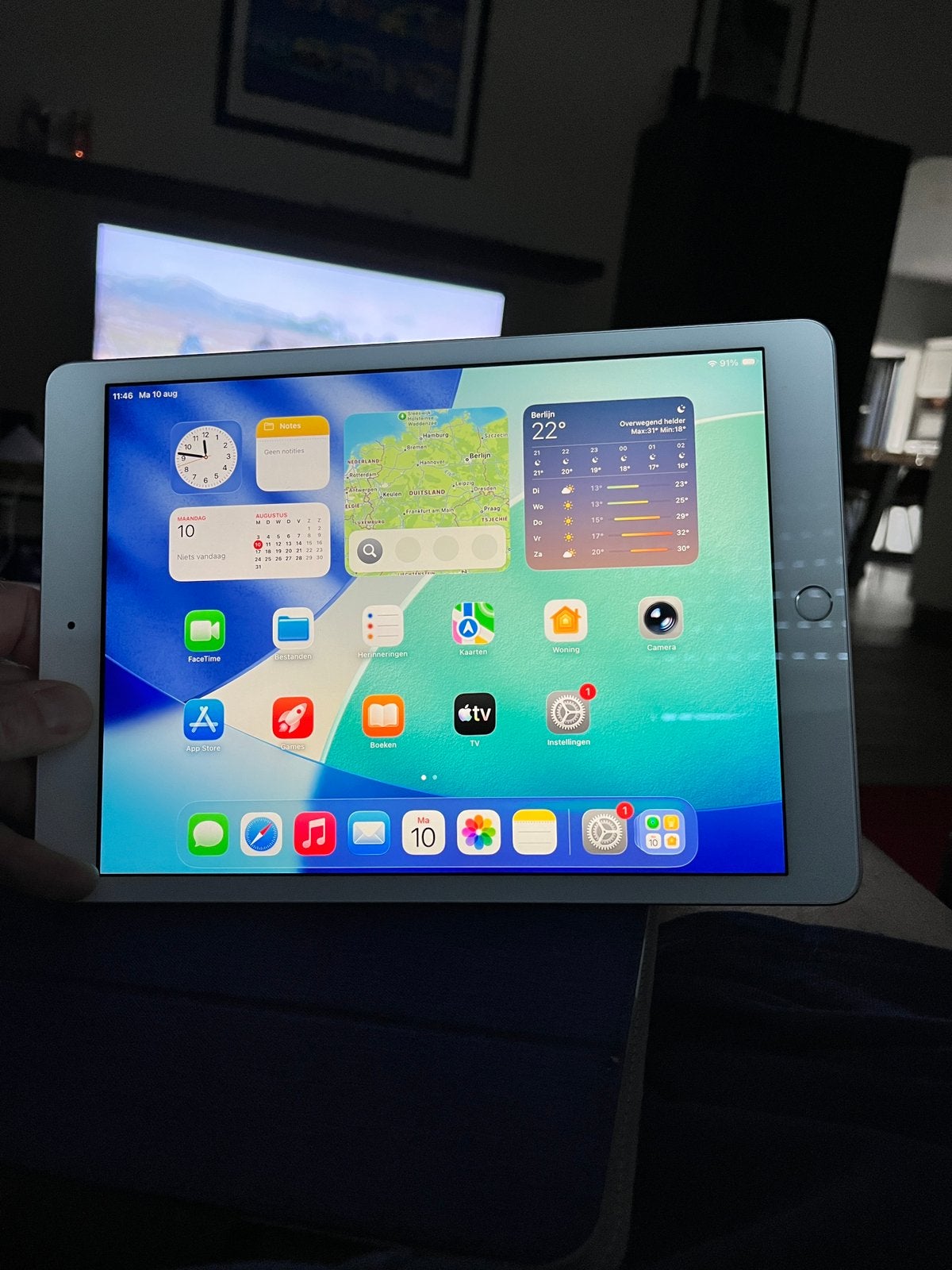 Ipad 2020 8ste gen zilver, Informatique & Logiciels, Apple iPad Tablettes, Enlèvement ou Envoi, Comme neuf, Argent
