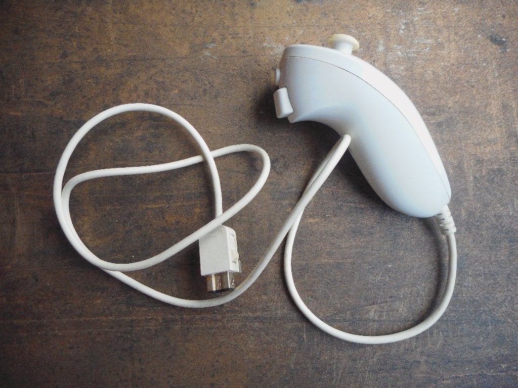 Nintendo Nunchuck voor Wii (zie foto's) XXII, Games en Spelcomputers, Games | Nintendo Wii, Gebruikt, Overige genres, 1 speler