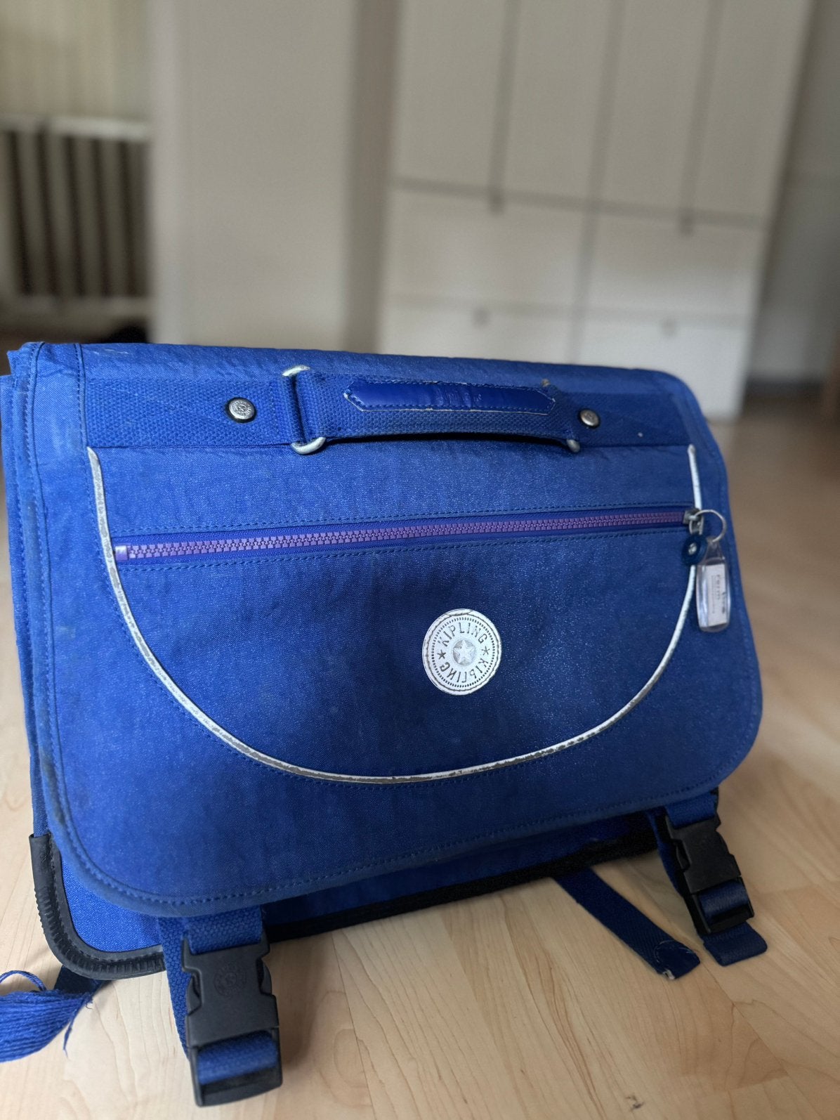 Kipling boekentas, Ophalen, Gebruikt