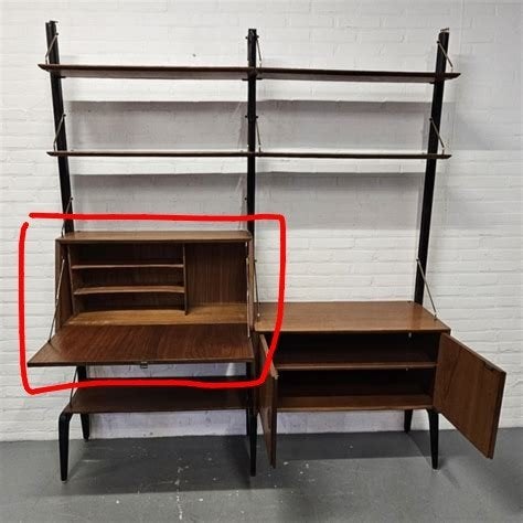 Louis van Teeffelen bureau, Huis en Inrichting, Ophalen, Gebruikt, Hout, 100 cm