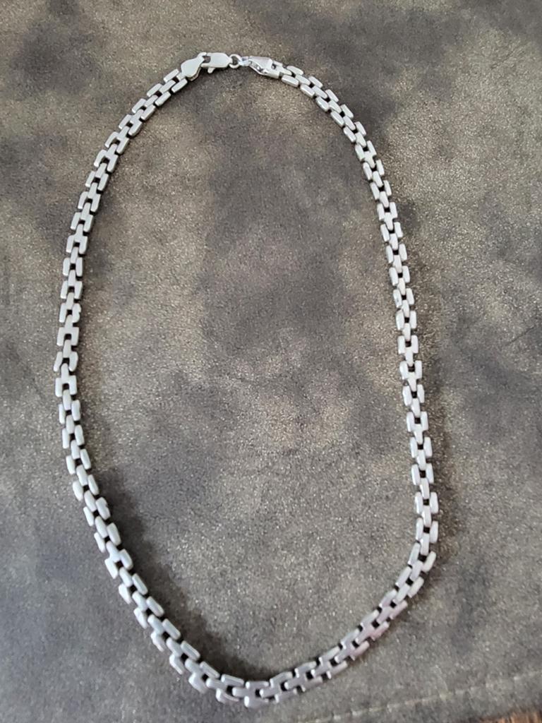 Zilver 925 ketting, Handtassen en Accessoires, Kettingen, Ophalen of Verzenden, Zilver, Zilver