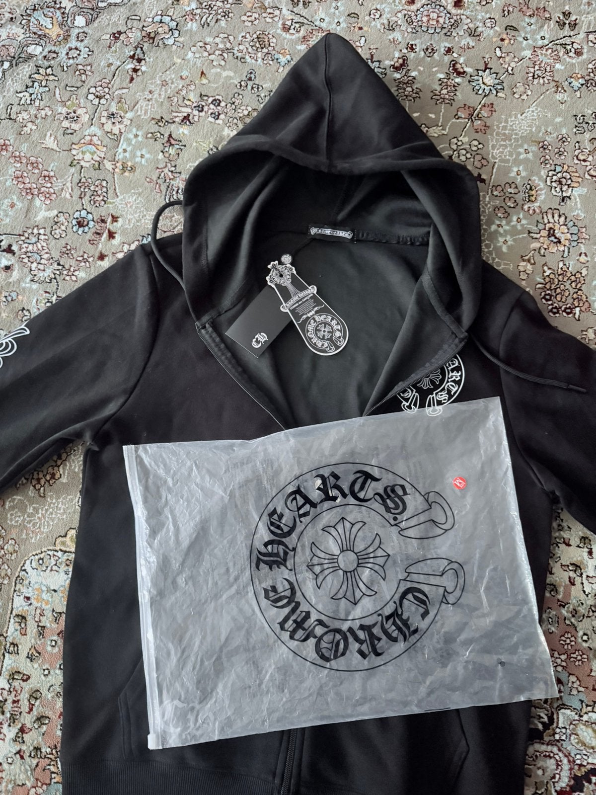 Nieuw zwart zip hoodie, Kleding | Heren, Ophalen of Verzenden, Nieuw, Maat 48/50 (M), Zwart