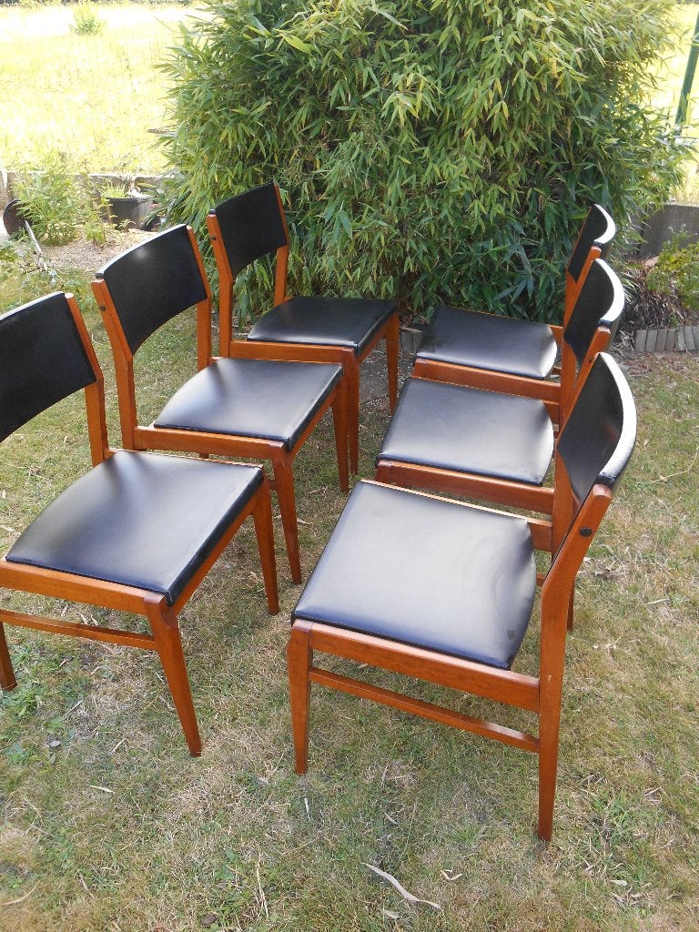 6 chaises de salle à manger des années 1960, Enlèvement