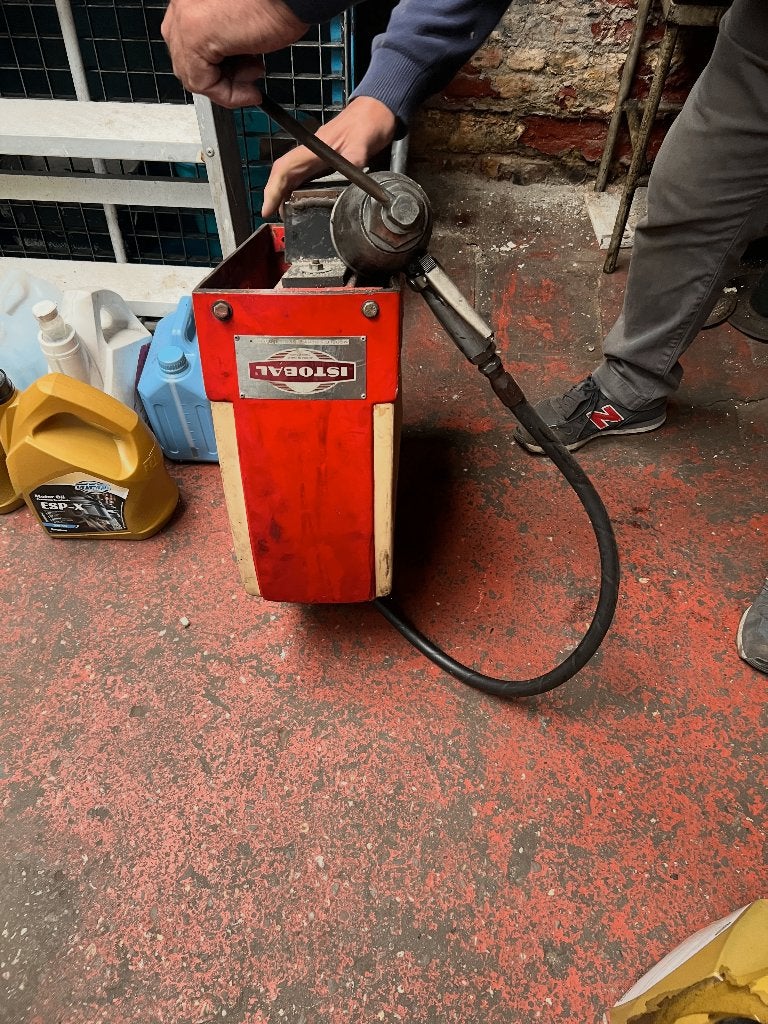 pneumatische oliepomp, Auto diversen, Ophalen, Gebruikt