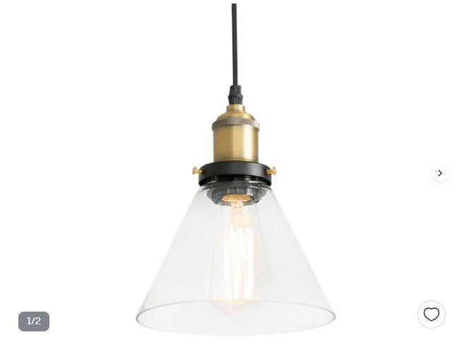 Lot de 2 suspensions FARO Barcelona – neuves, Maison & Meubles, Enlèvement, Comme neuf, Verre
