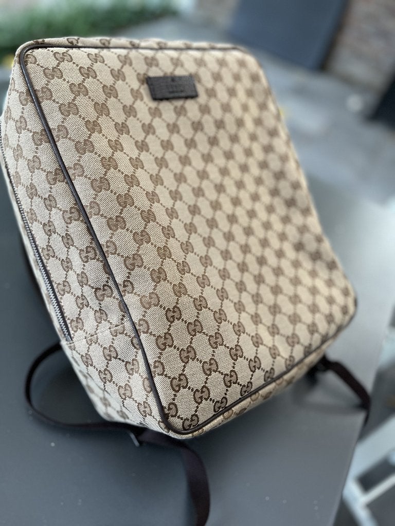 Gucci GG Supreme Backpack – Nieuwstaat - Inclusief bon, Handtassen en Accessoires, Ophalen of Verzenden, Zo goed als nieuw