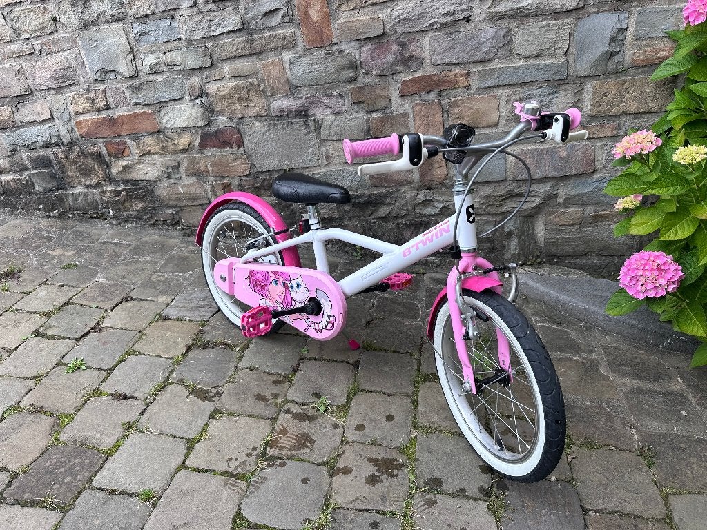 Velo enfant Decathlon Btwin 16" 4-6 ans Docto Girl 500, Enlèvement, Comme neuf