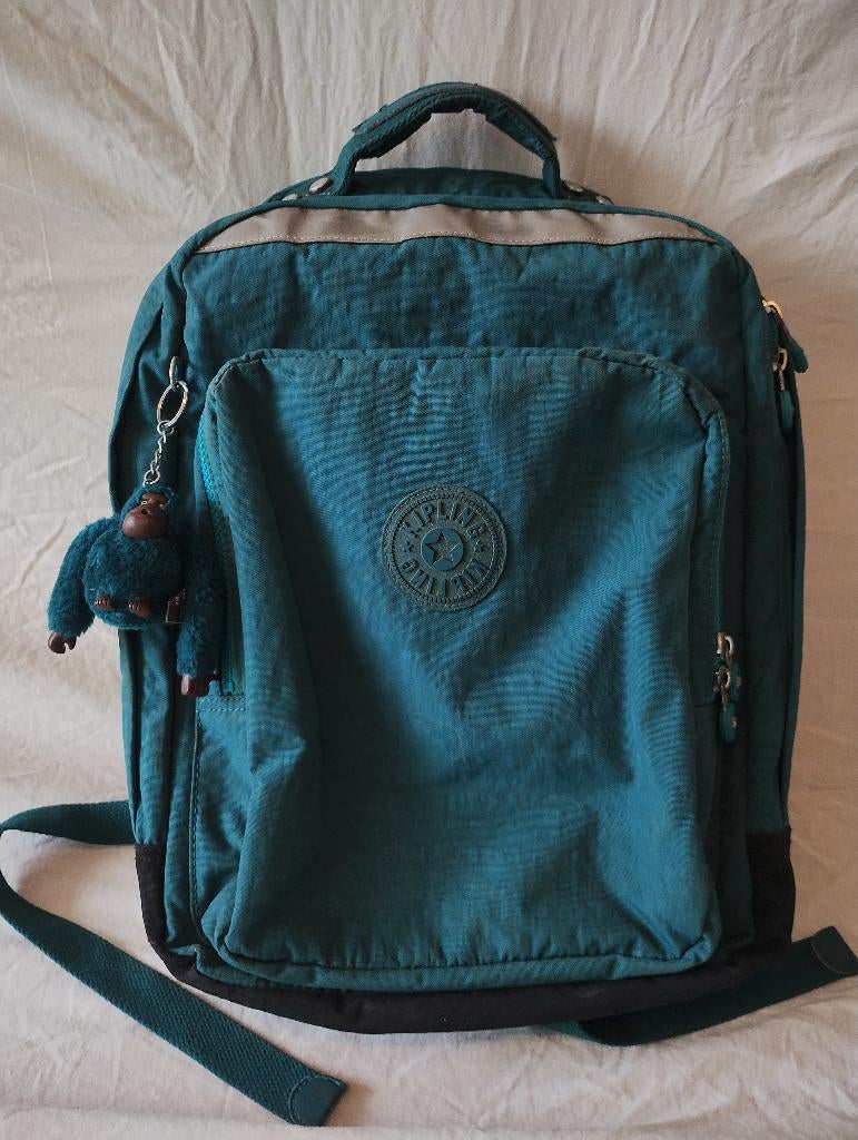 Cartable Kipling turquoise, Enlèvement ou Envoi, Utilisé, Kipling