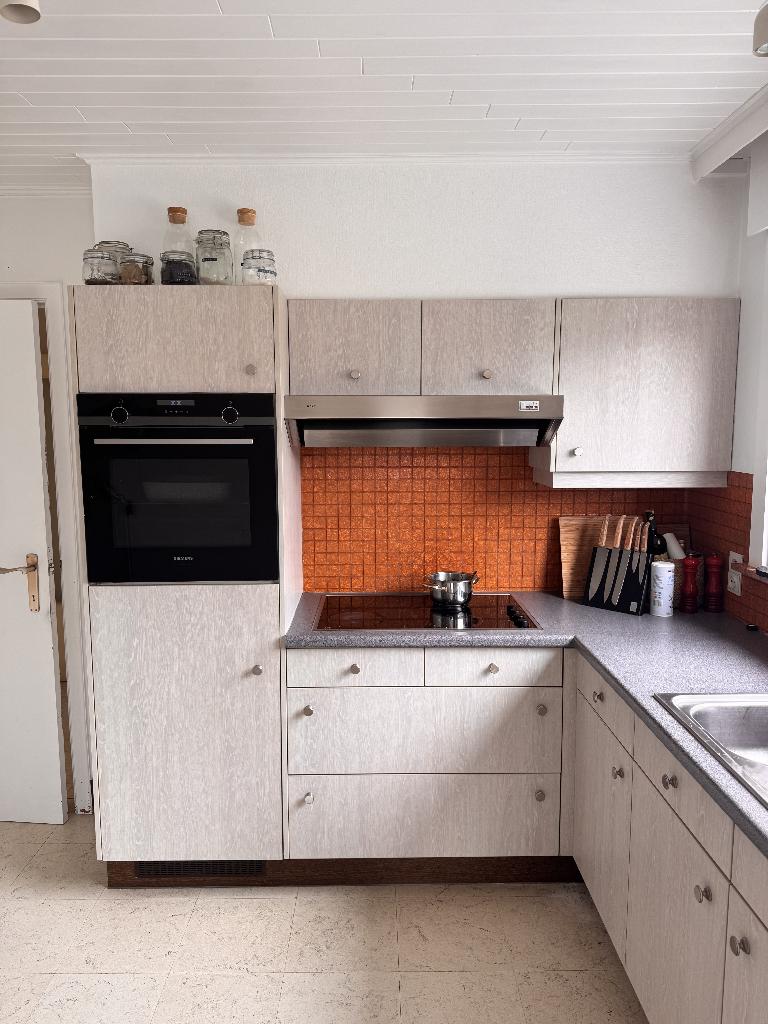 keuken af te halen, Ophalen, Gebruikt, Bruin, Hoekkeuken