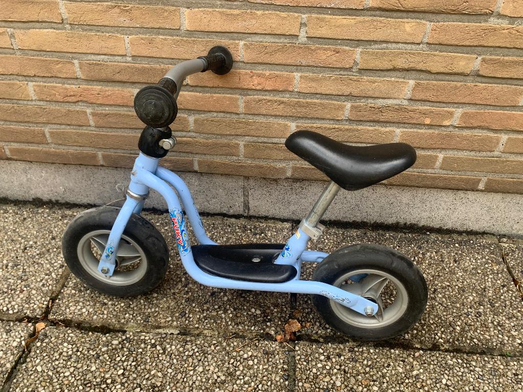 Loopfietsje Pucky blauw, Ophalen, Gebruikt, Loopfiets
