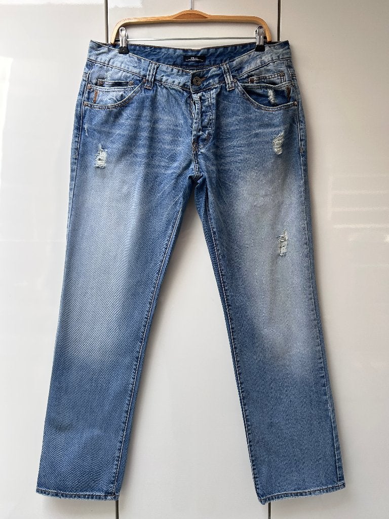 Pantalon en jean bleu BLTD - Taille 52 *', Porté, Bleu, BLTD, W36 - W38 (confection 52/54)