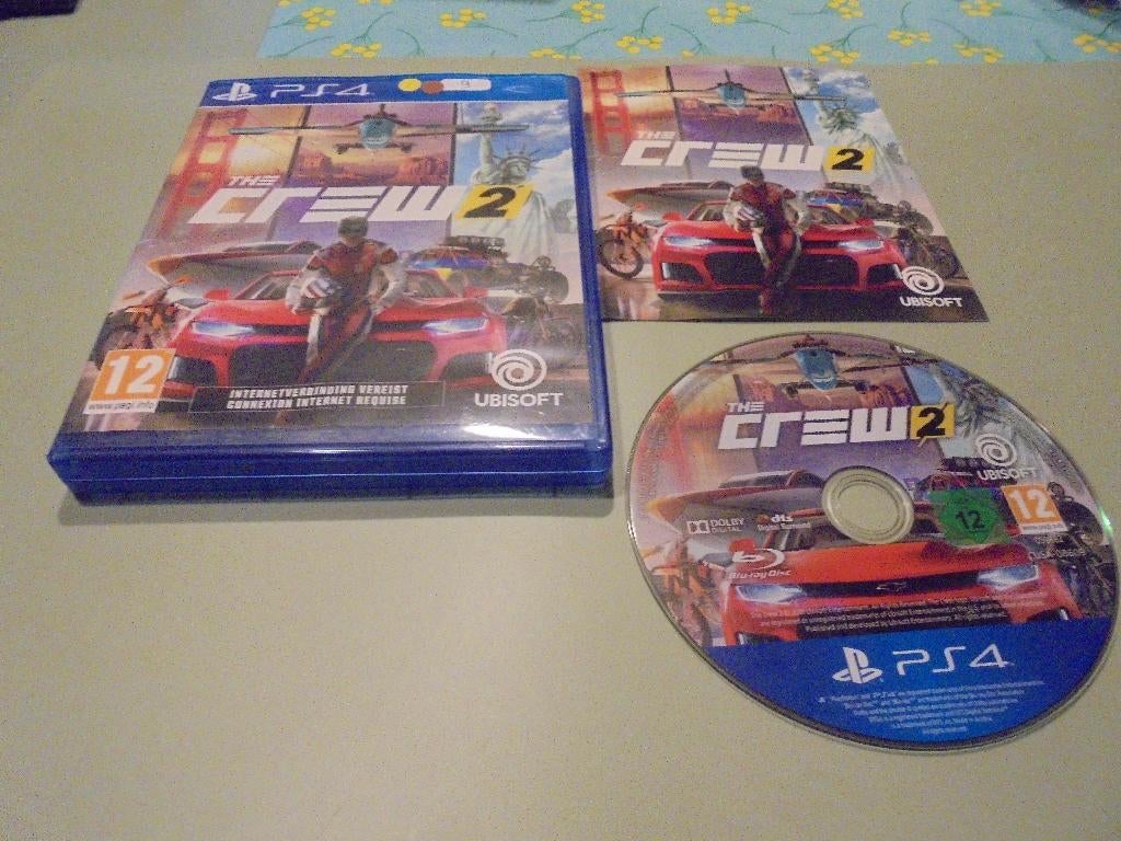 Playstation 4 The crew 2 (CIB), Verzenden, 1 speler, Racen en Vliegen, Zo goed als nieuw
