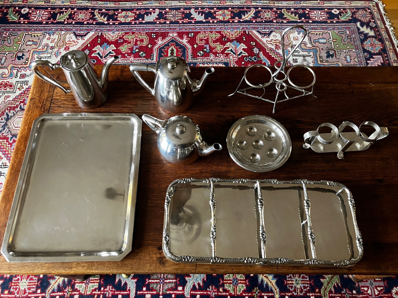 Table Lot Wiskemann en argent, Antiquités & Art, Enlèvement