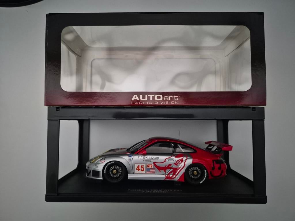1/18 AUTO Art Porsche 911(996) GT3 RSR 80673, Ophalen of Verzenden, Zo goed als nieuw, Auto, Autoart