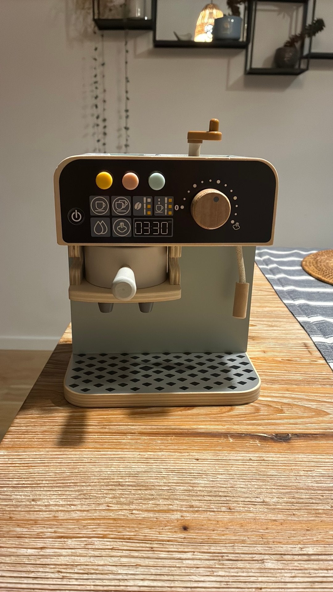 Jouet machine à espresso en bois, Enlèvement ou Envoi, Utilisé