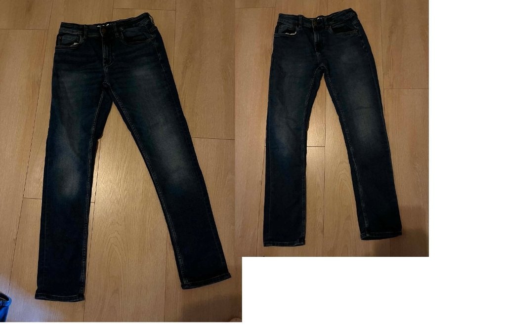 2 x jeans jogger blauw c&a 164, Enfants & Bébés, Vêtements enfant | Taille 164, Enlèvement ou Envoi, Utilisé, Garçon, Pantalon