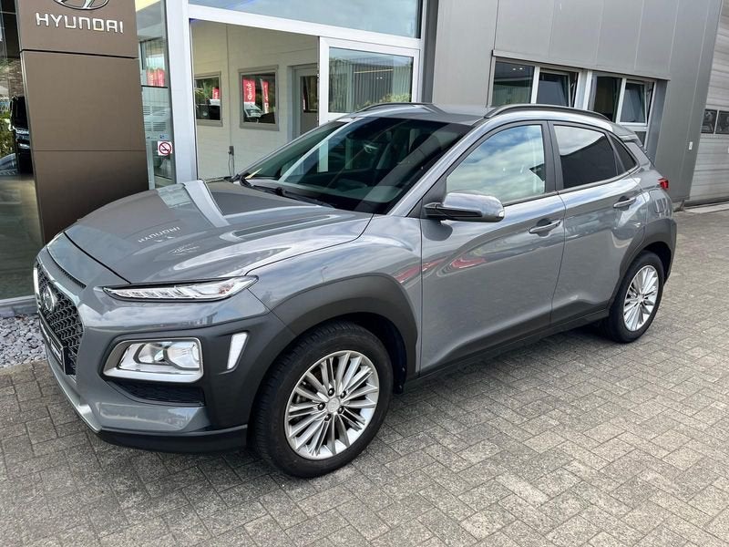 Hyundai KONA T-GDi Twist TechnoPack, Auto's, Voorwielaandrijving, Stof, Gebruikt, Zwart