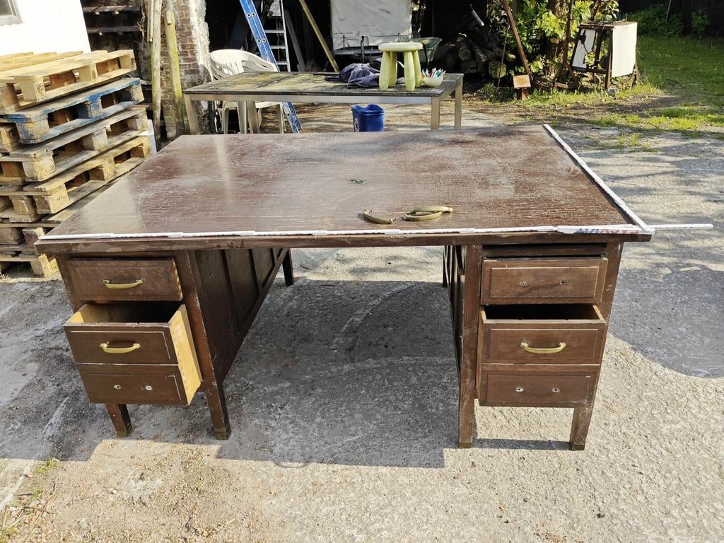 Antieke bureau, Huis en Inrichting, Bureaus, Ophalen