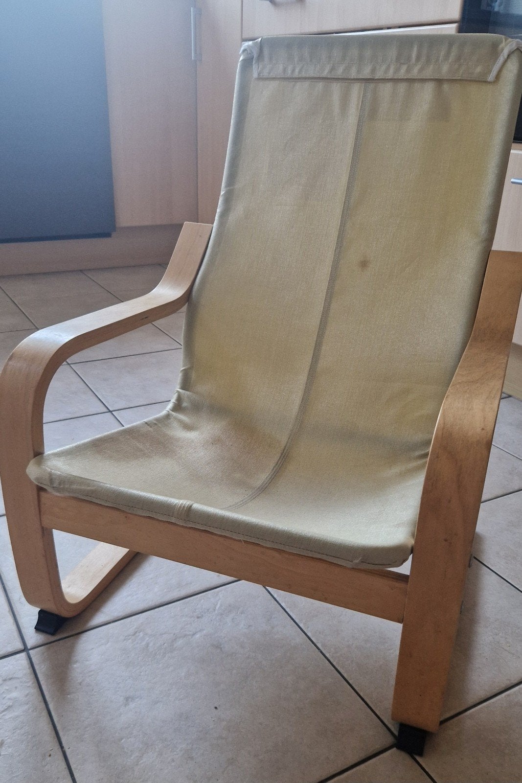 kinderfauteuil poang onderstel, Ophalen, Gebruikt